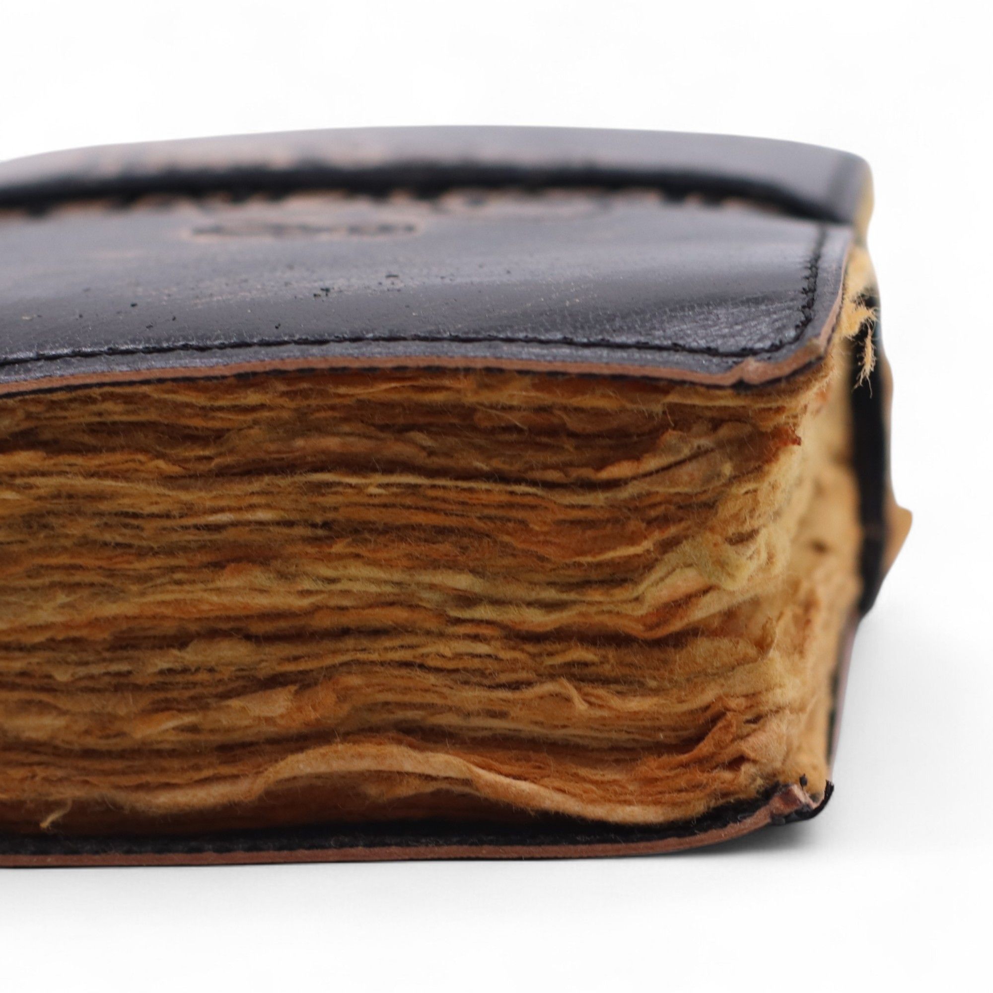Fat Deckled Edge Leather Notebooks (5x3.5") - The Stories I Tell Myself - Image 5