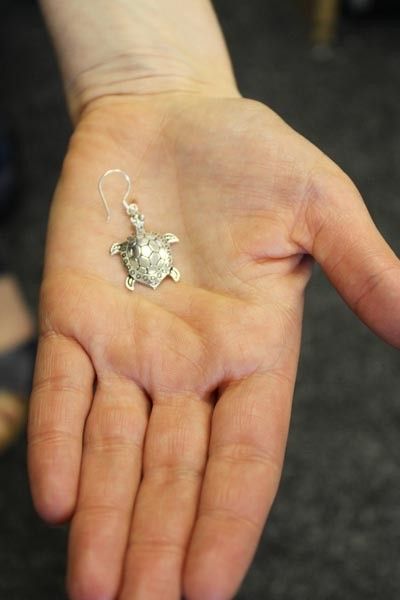 Silver Earrings - Star Fish - Image 4