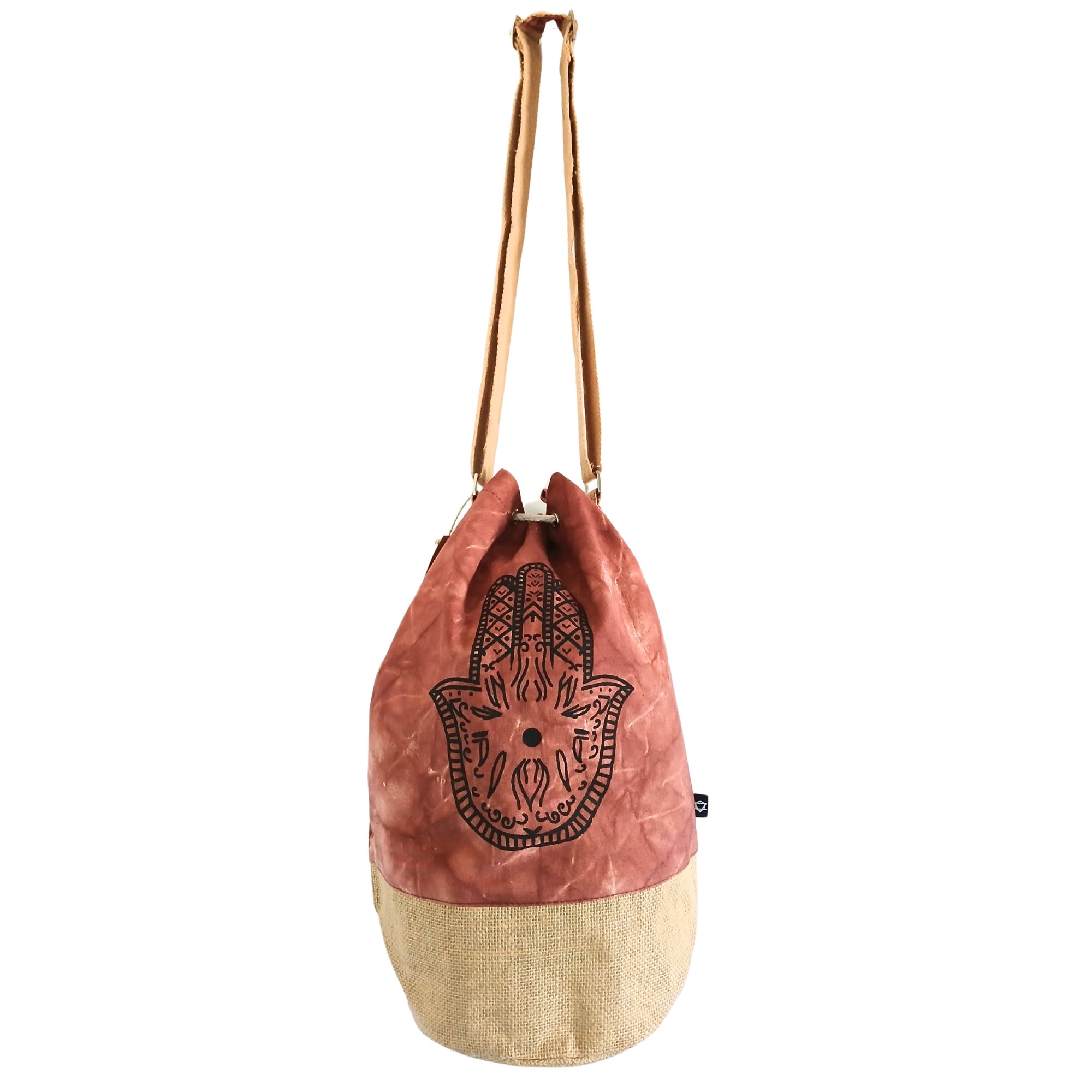 All Natural Backpack - Terracotta Stonewash - Hamsa - Image 2