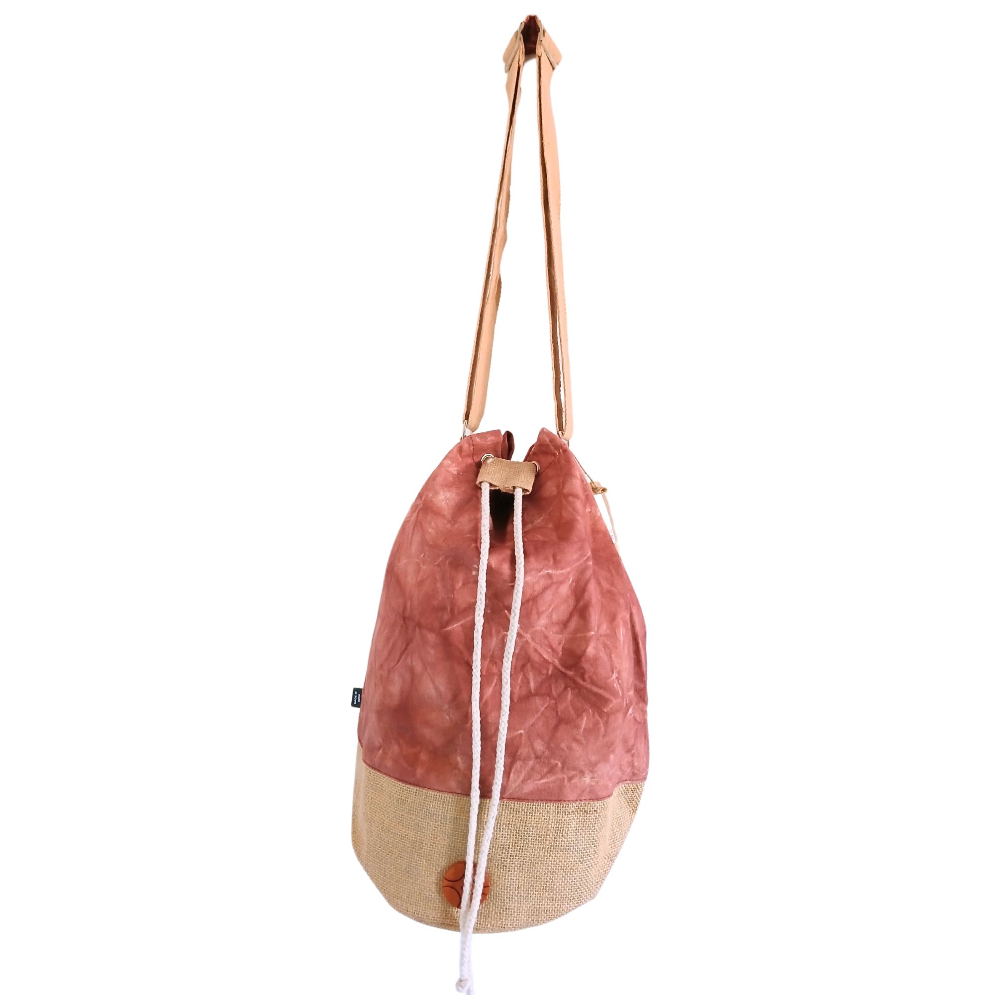 All Natural Backpack - Terracotta Stonewash - Hamsa - Image 3