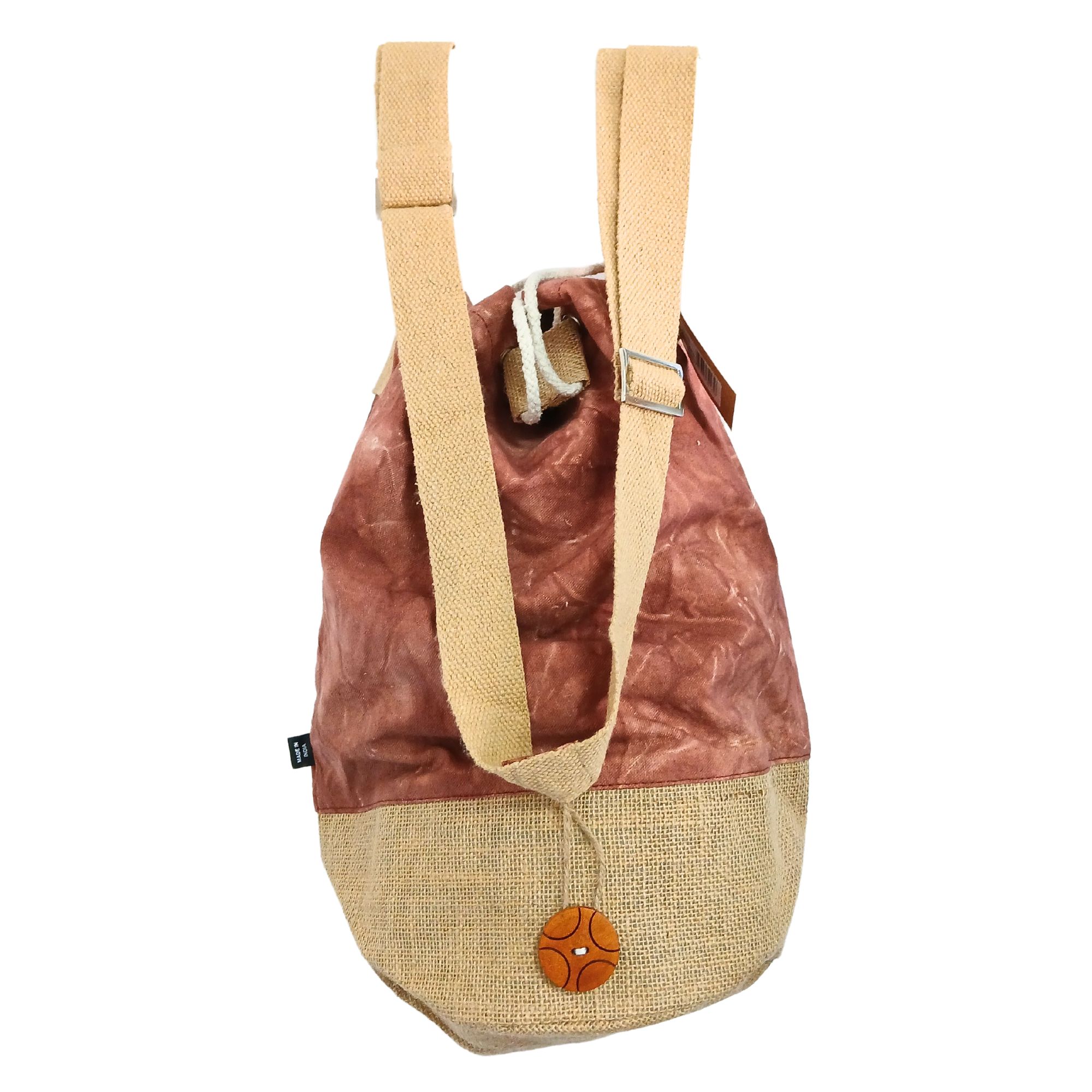 All Natural Backpack - Terracotta Stonewash - Hamsa - Image 4