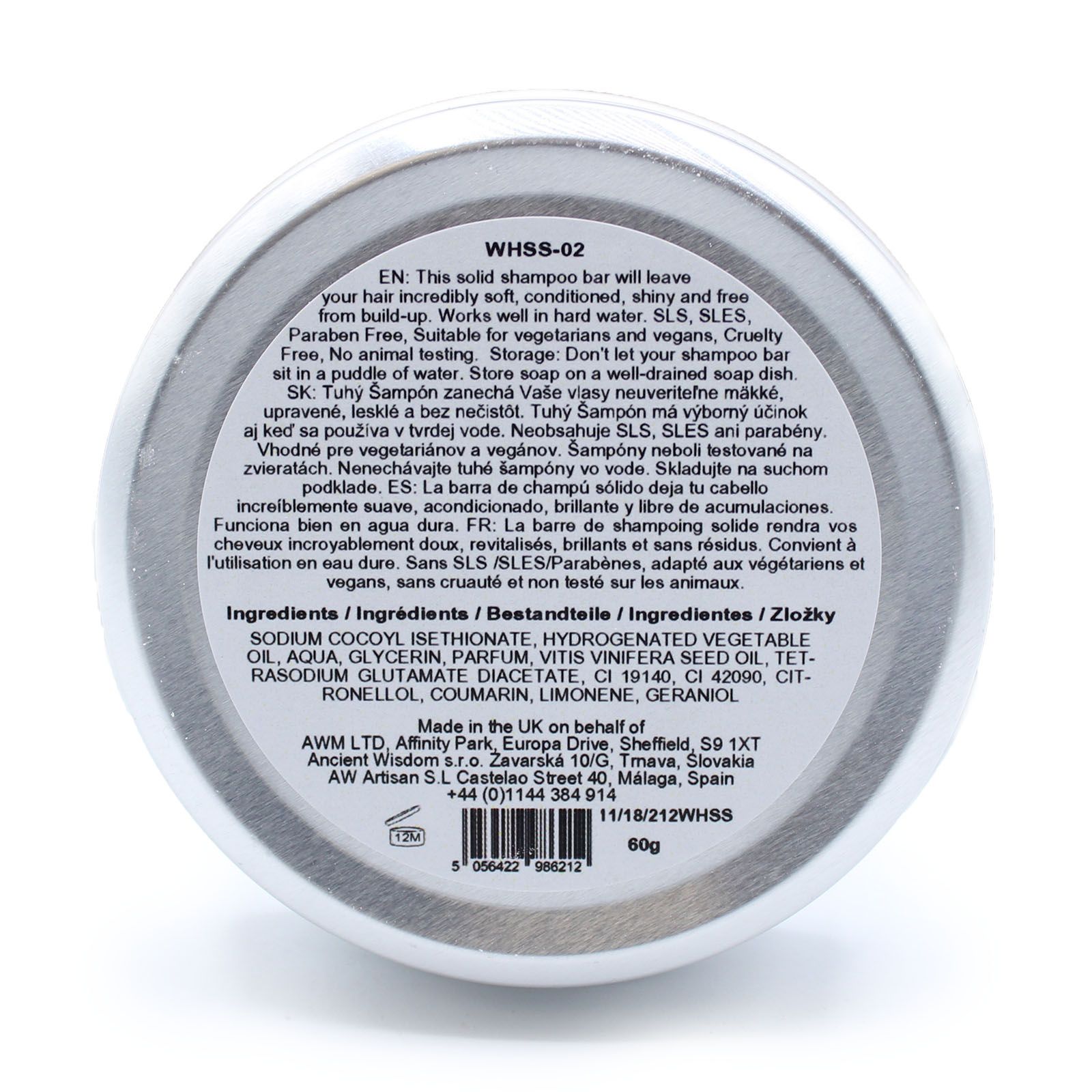 Wild Hare Solid Shampoo 60g - Aloe Vera - Image 3
