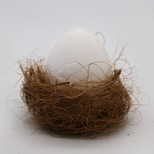 6 Bath Eggs in a Tray - Coconut