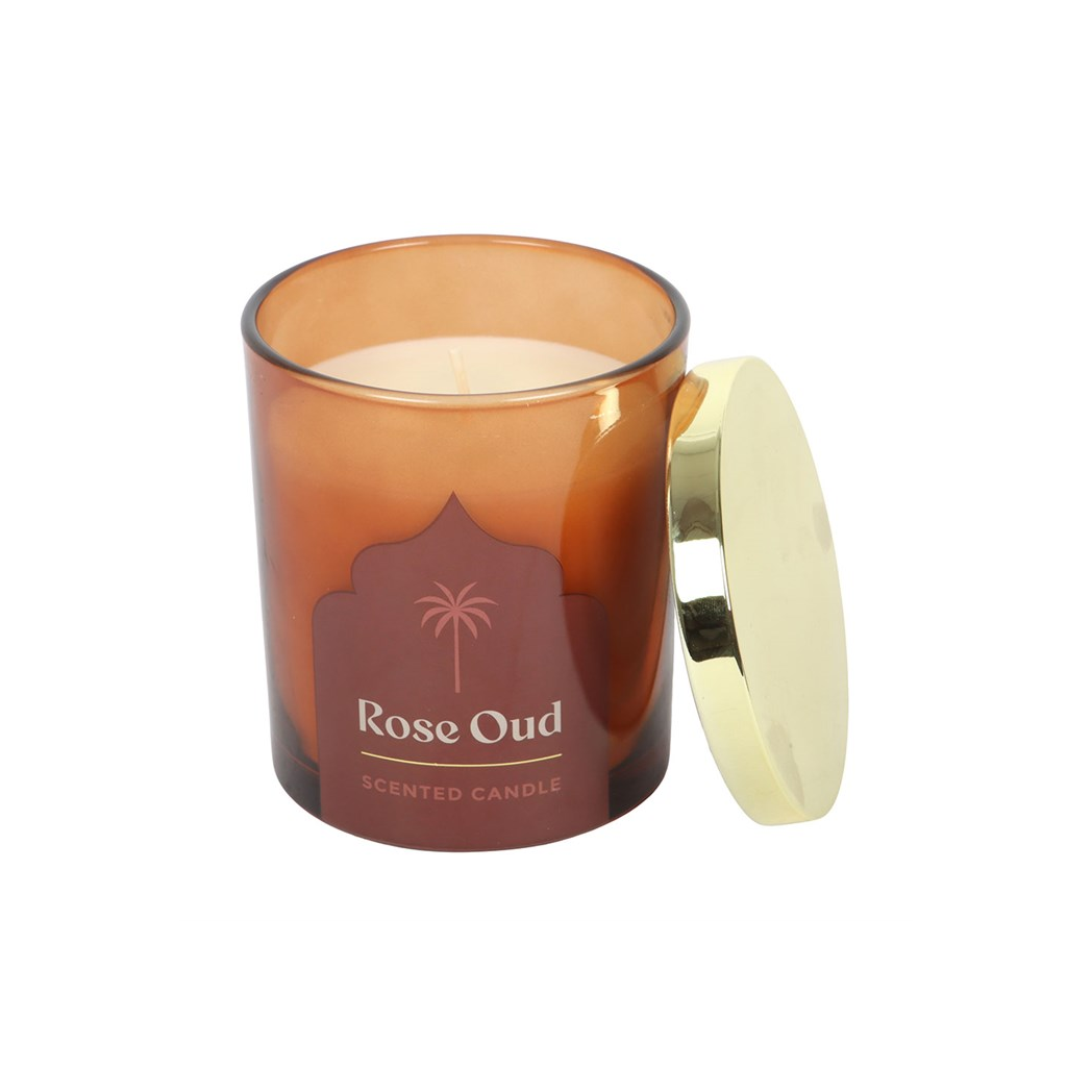 Arabian Nights Rose Oud Scented Candle - Image 3