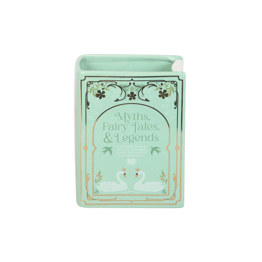 Green Book Shaped Vase - Image 4