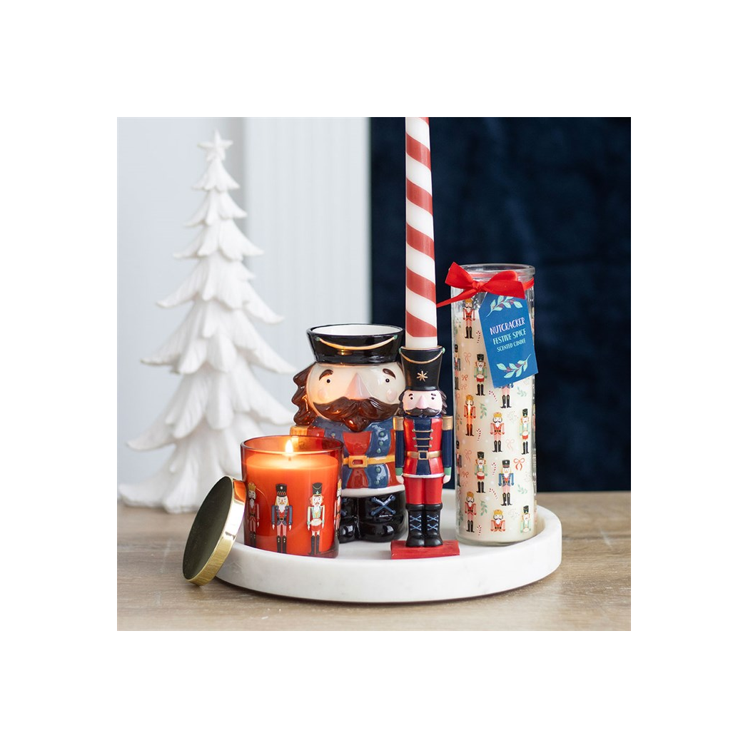 Nutcracker Print Festive Spice Tube Candle - Image 5