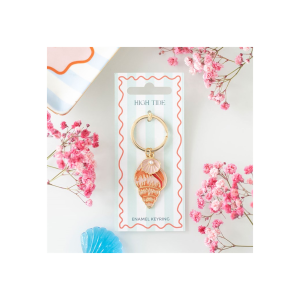 High Tide Shell Keyring