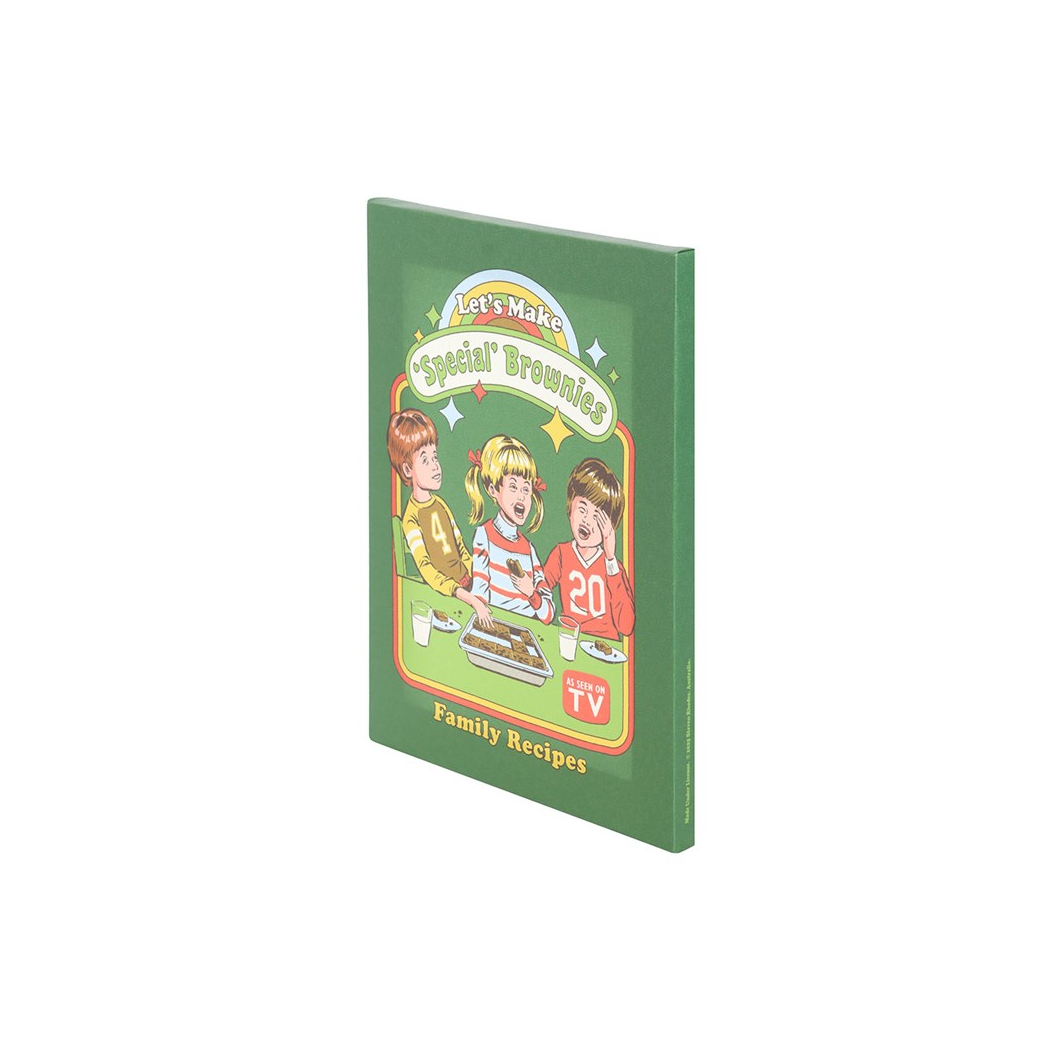 19x25cm Let's Make Brownies Canvas Plaque by Steven Rhodes - Image 3