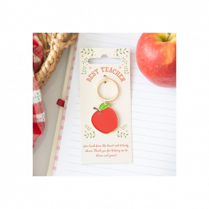Best Teacher Apple Keyring