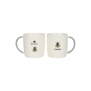 Queen Bee and Bee Keeper Mug Set