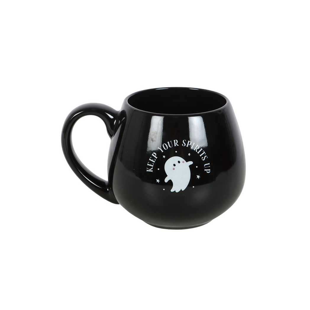 Keep Your Spirits Up Rounded Ghost Mug - Image 2