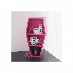 Small Hot Pink Coffin Shelf