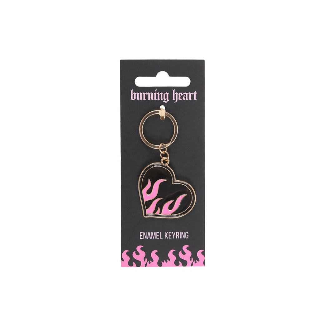 Burning Heart Keyring - Image 2