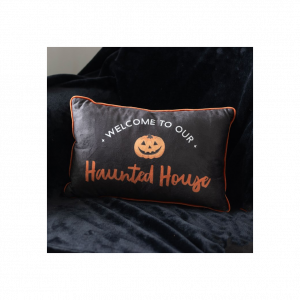 40cm Rectangular Haunted House Cushion