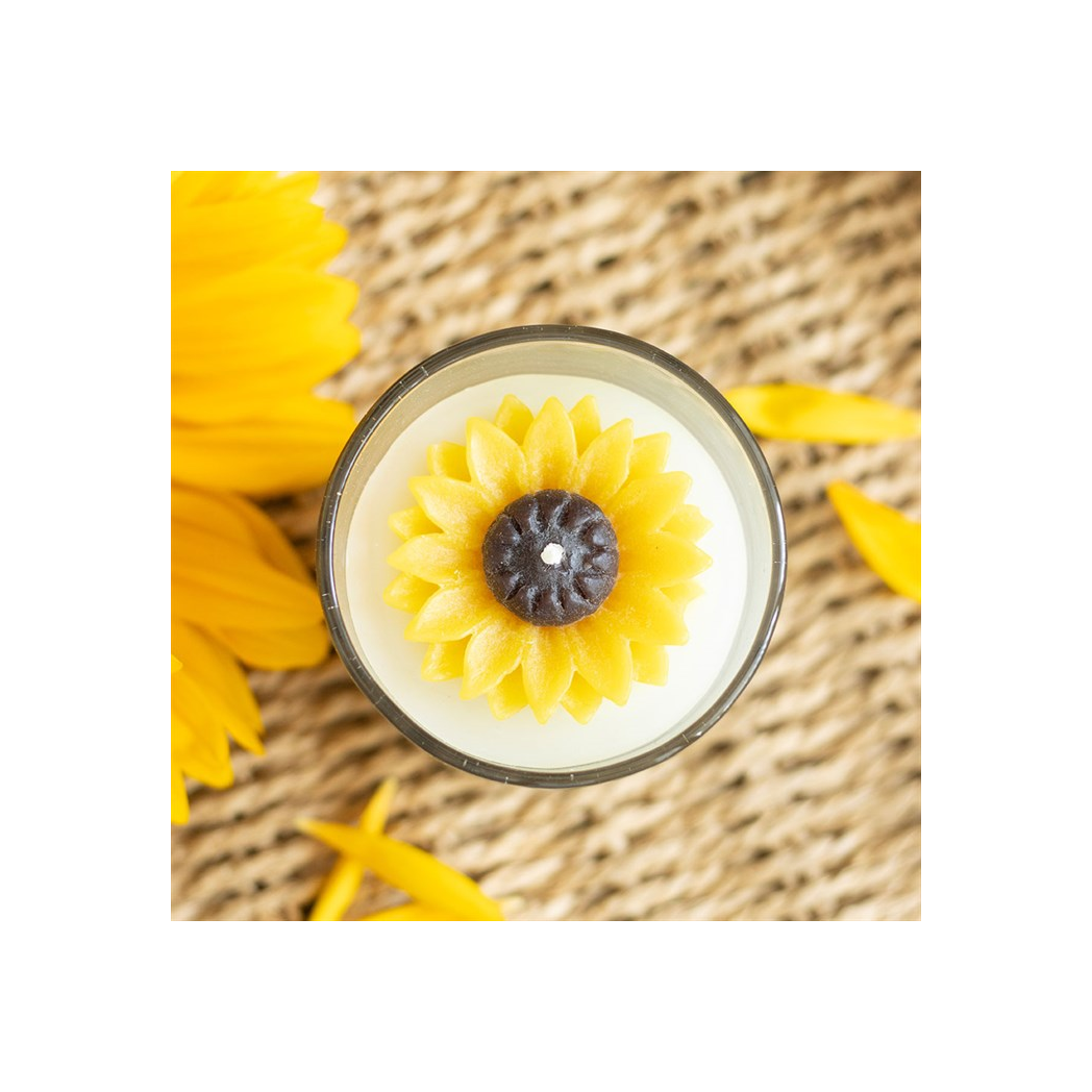 You Are My Sunshine Candle with 3D Sunflower - Image 2