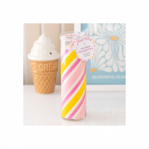 Candy Stripe Candyfloss Tube Candle