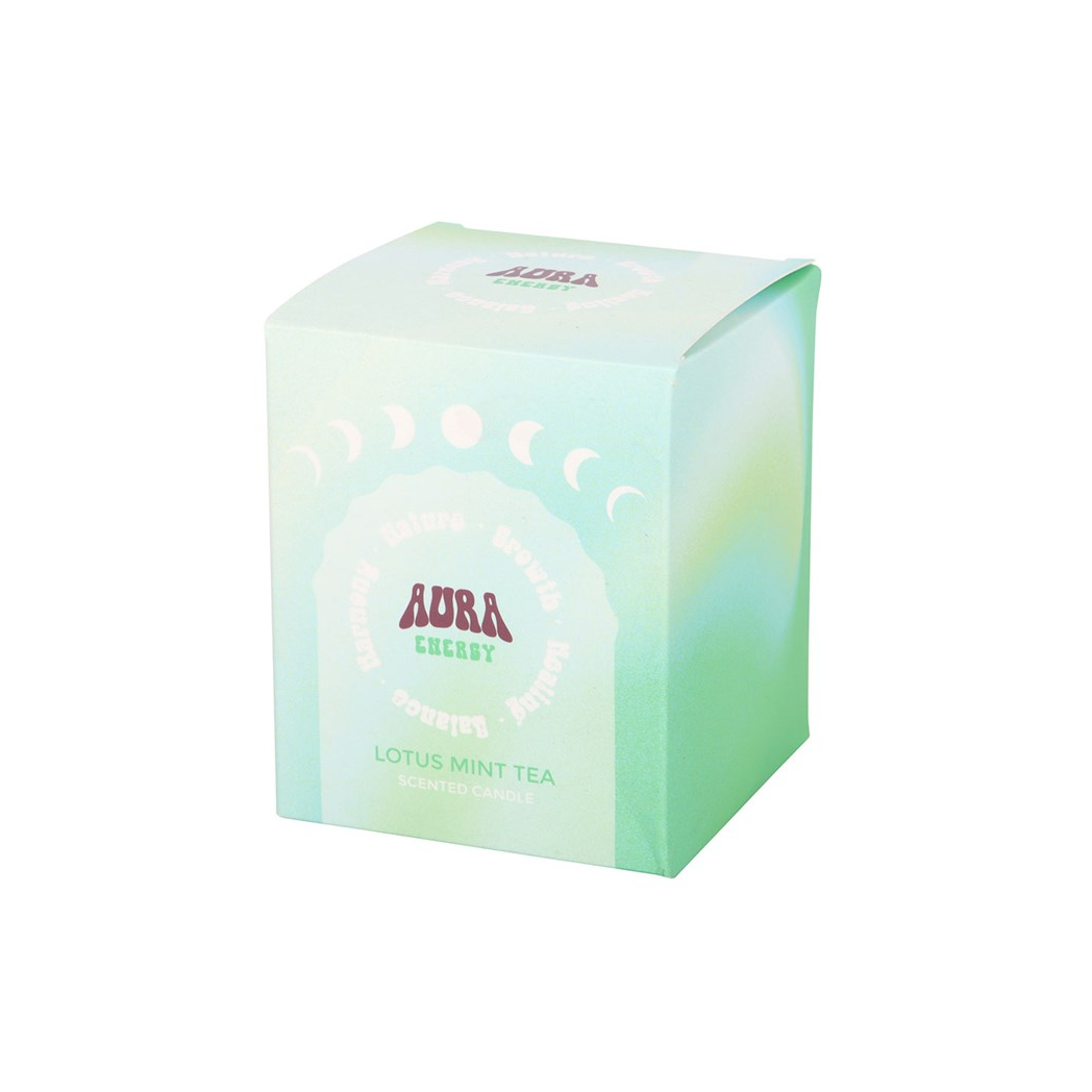 Aura Energy Lotus Mint Tea Iridescent Candle - Image 4