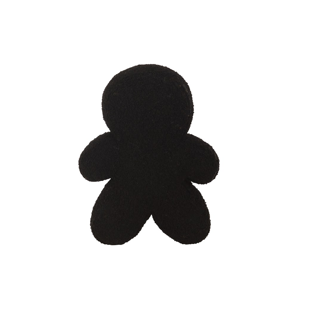 Black Gingerdead Man Boucle Cushion - Image 4