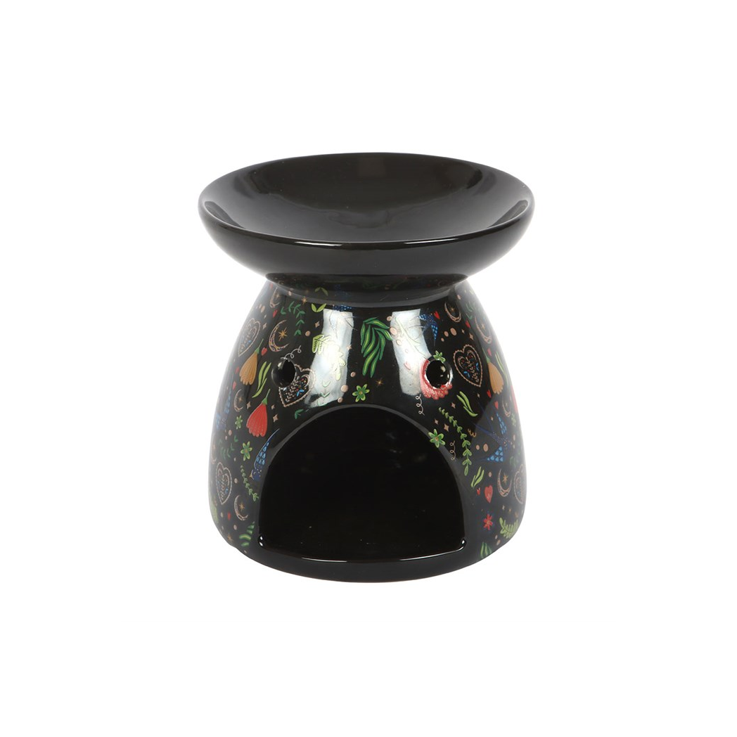 Midnight Bloom Print Oil Burner - Image 2