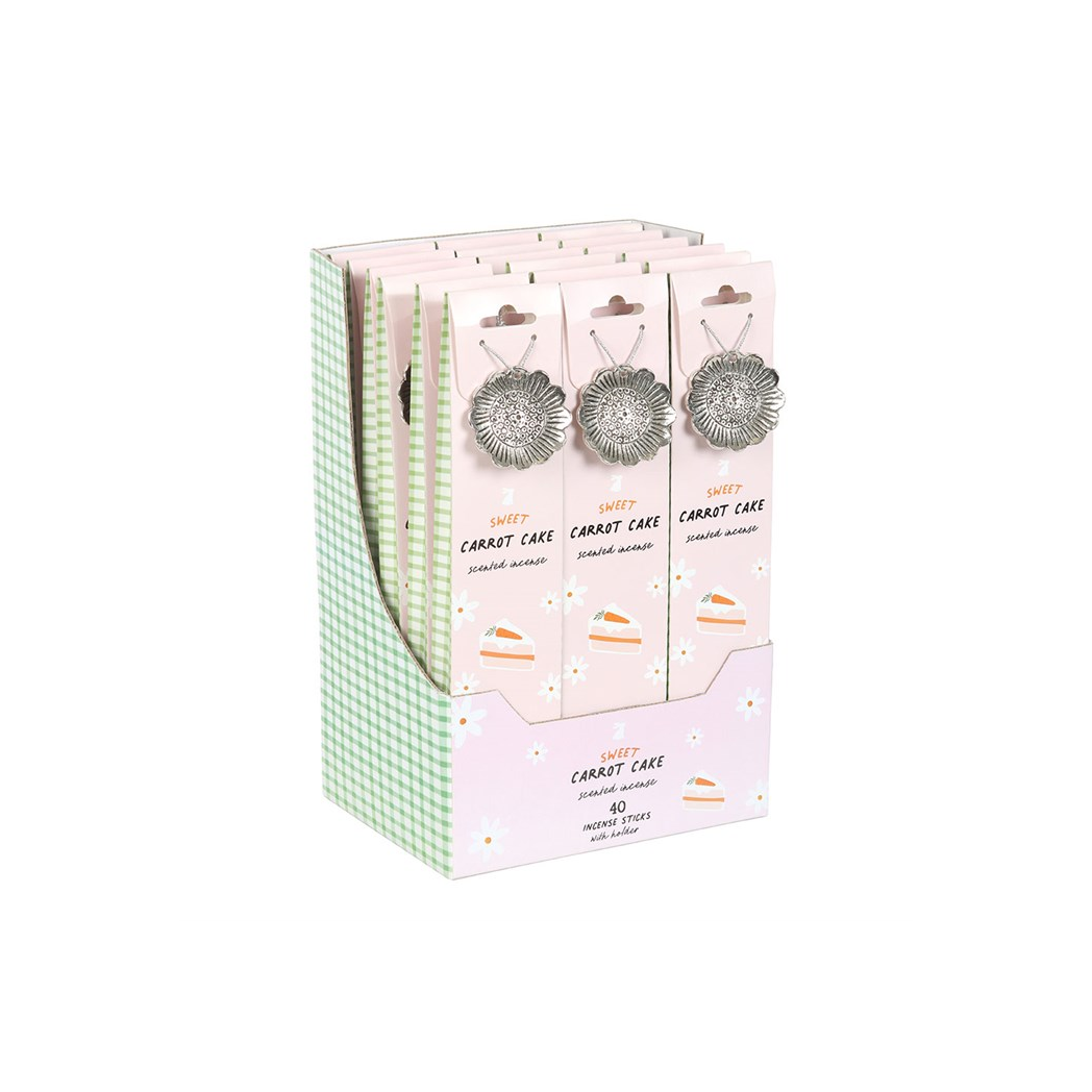 Set of 18 Carrot Cake Incense Stick Gift Sets in Display - Image 2