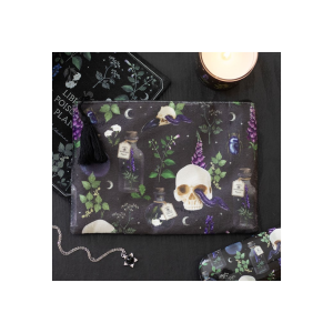 Venom & Vines Print Makeup Bag