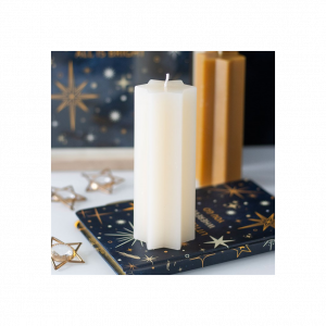 Cream Starry Night Star Shaped Taper Candle