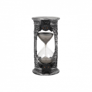 17cm Black Cat Hourglass Timer