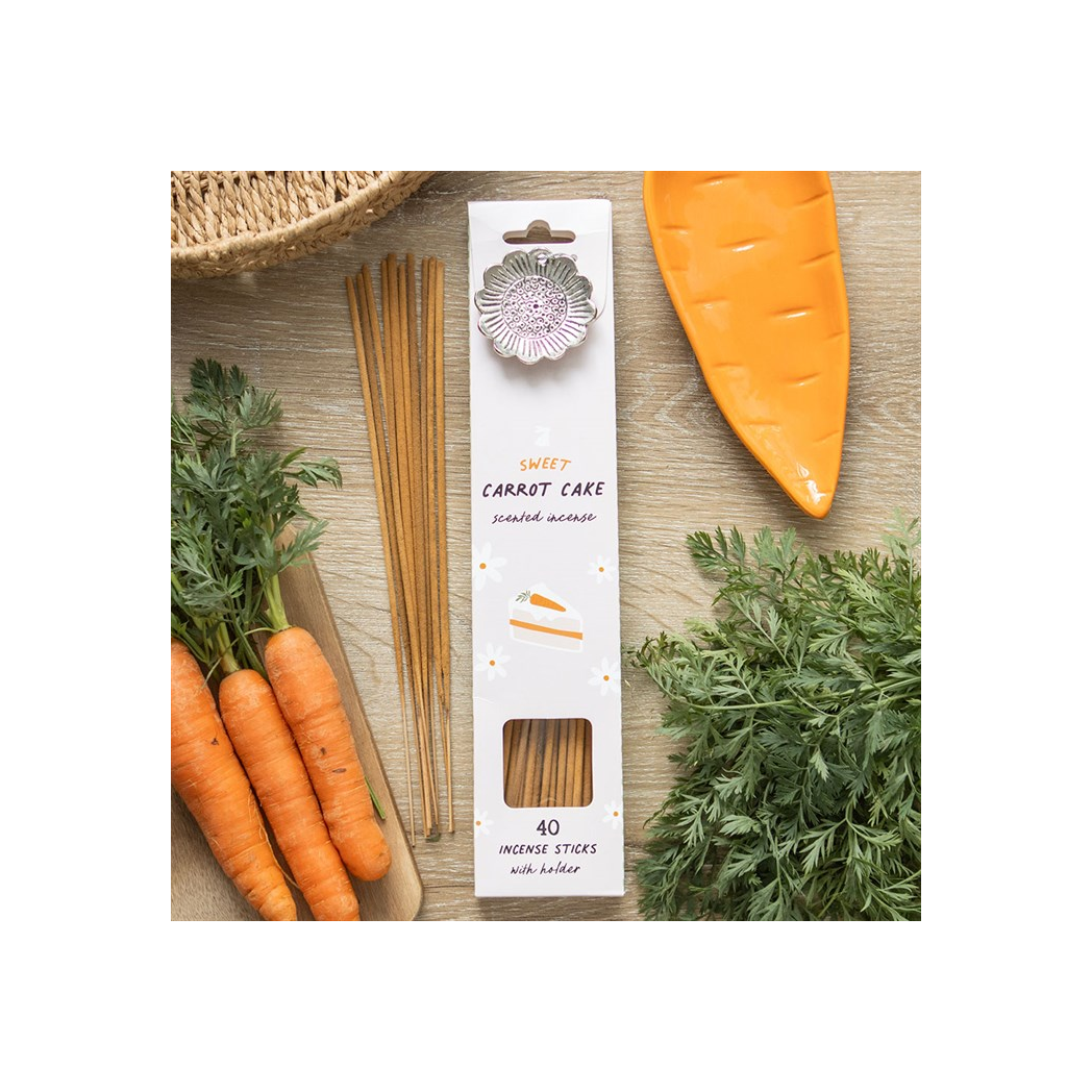 Set of 18 Carrot Cake Incense Stick Gift Sets in Display