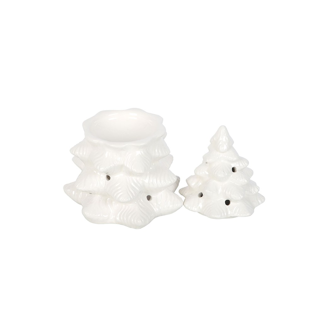 White Fir Tree Oil Burner and Wax Warmer - Image 3
