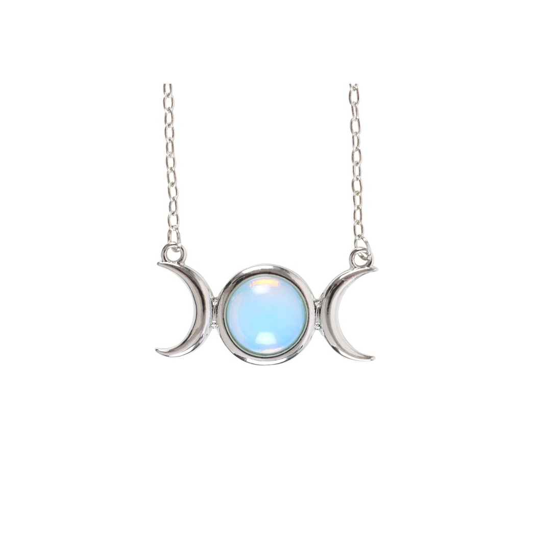 Opalite Triple Moon Necklace Card - Image 3
