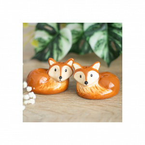 Fox Salt and Pepper Shakers