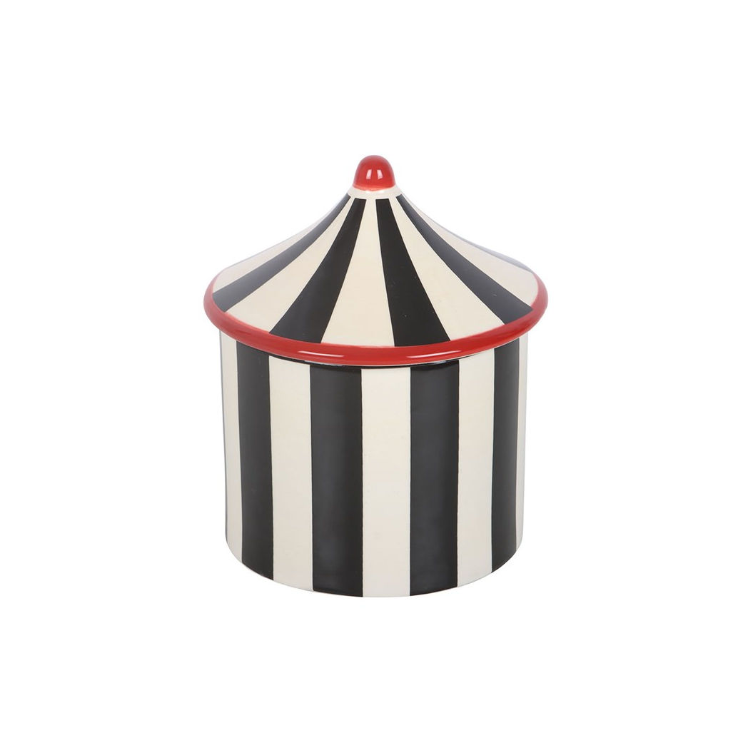 Black Striped Circus Tent Oil Burner - Image 6