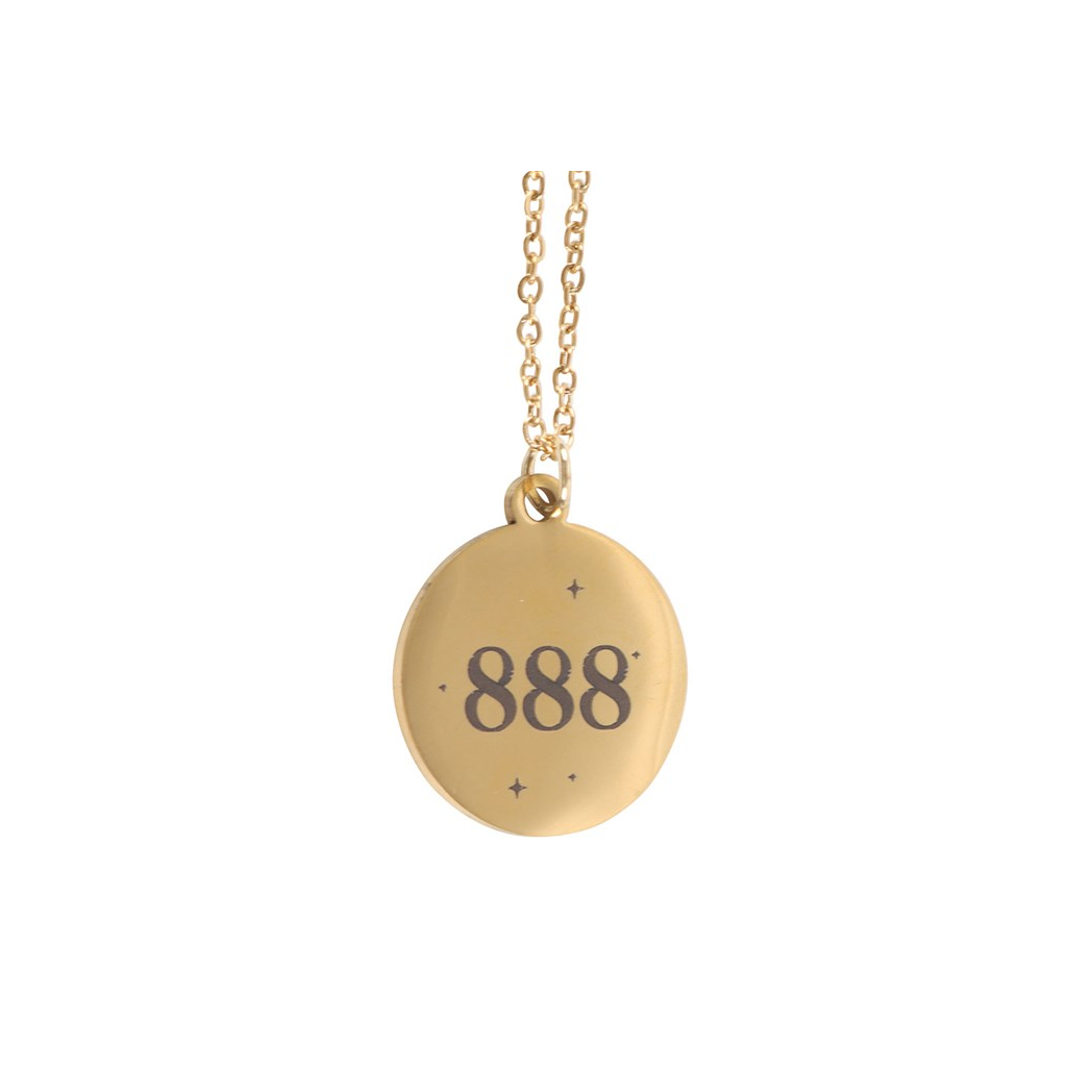 888 Angel Number Abundance Necklace - Image 4