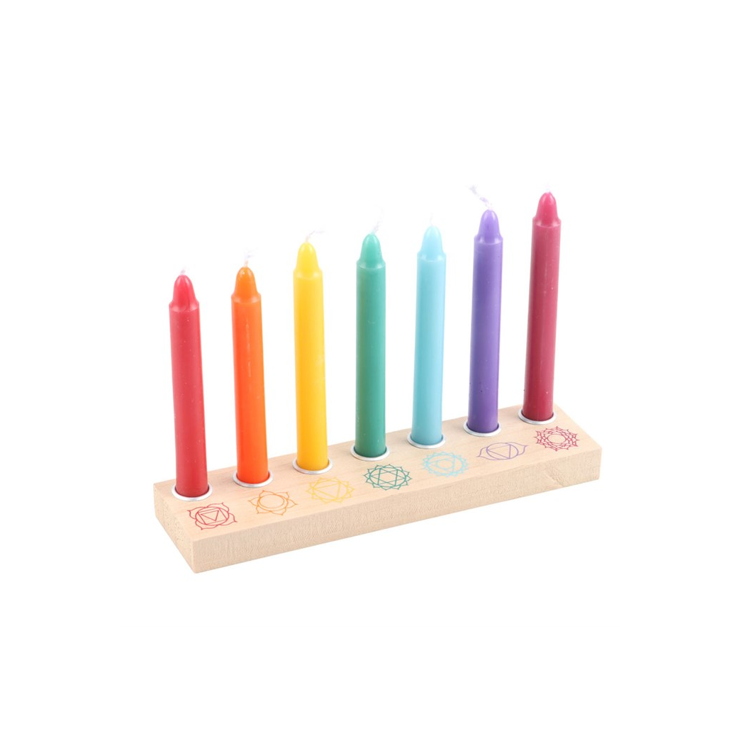 Chakra Energy Candle and Crystal Gift Set - Image 4