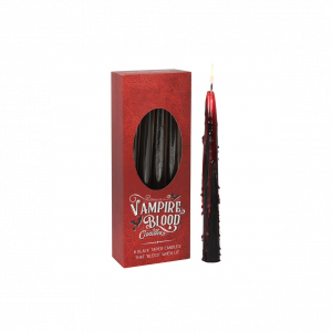 Set of 8 Vampire Blood Taper Candles