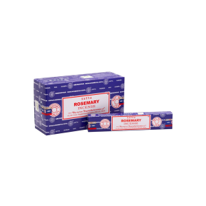Set of 12 Packets of Rosemary Incense Sticks by Satya
