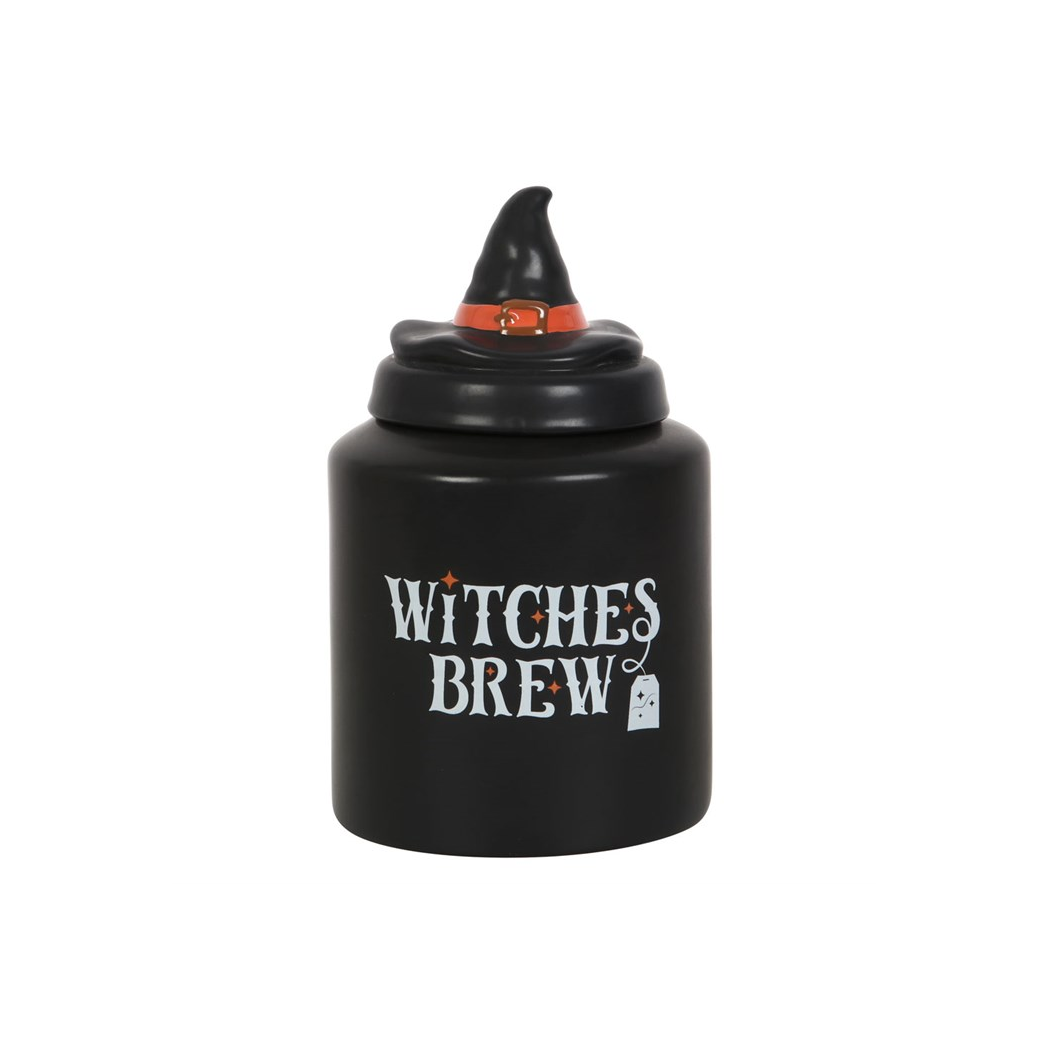 Witches Brew Ceramic Tea Canister