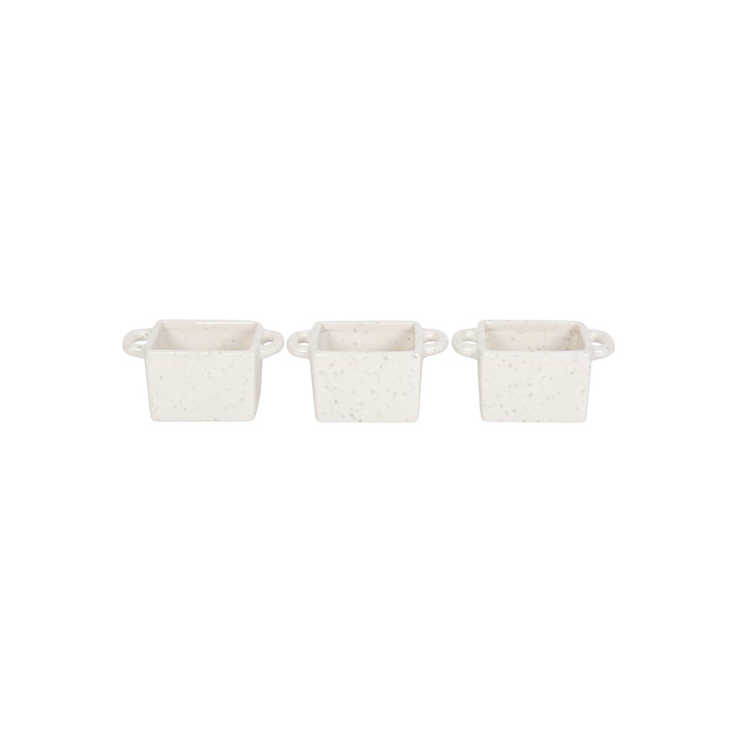 Set of 3 Ceramic Christmas Snack Bowls - Image 3