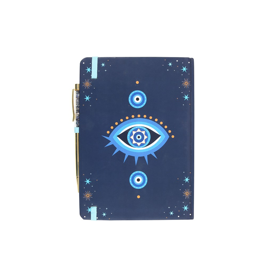All Seeing Eye A5 Notebook with Crystal Chip Pen - Image 3