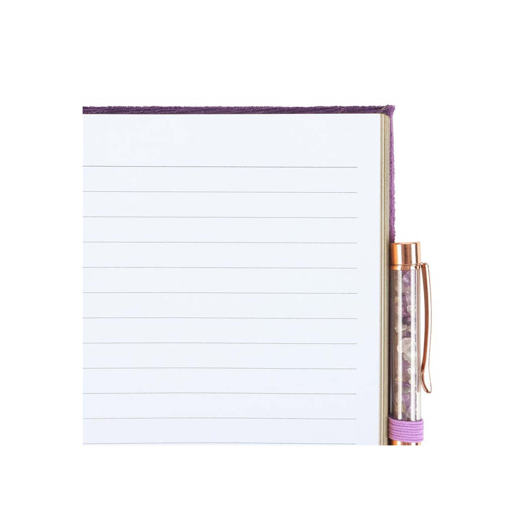 Book of Spells Journal with Amethyst Crystal Pen - Image 5