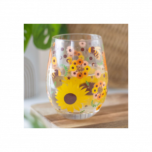 Summer Solstice Print Stemless Glass