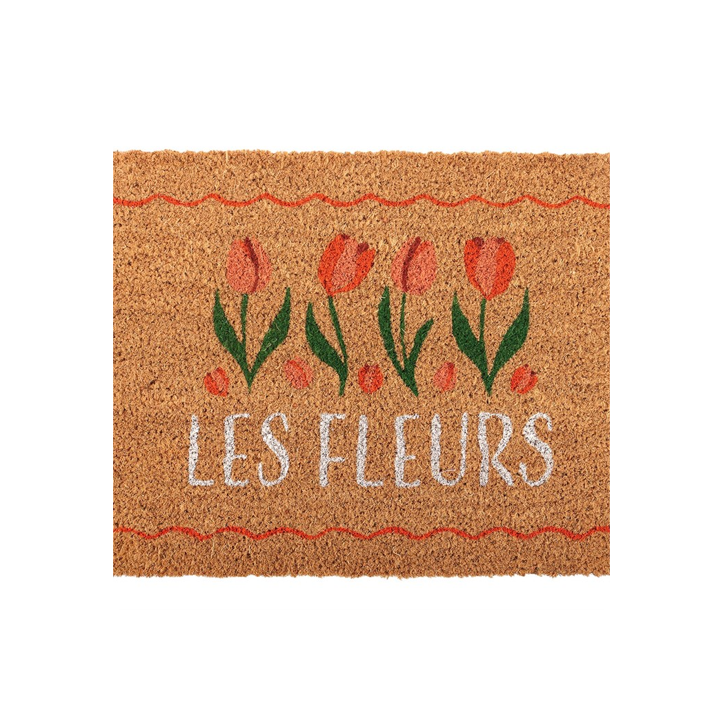 Natural Les Fleurs Tulip Doormat - Image 3