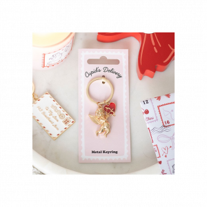 Cupid's Delivery Cherub Keyring