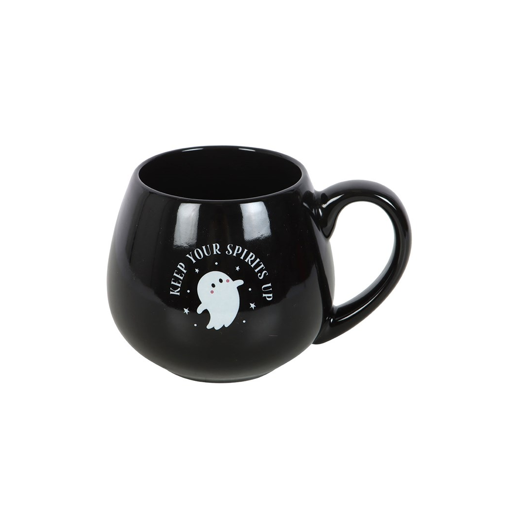 Keep Your Spirits Up Rounded Ghost Mug - Image 4