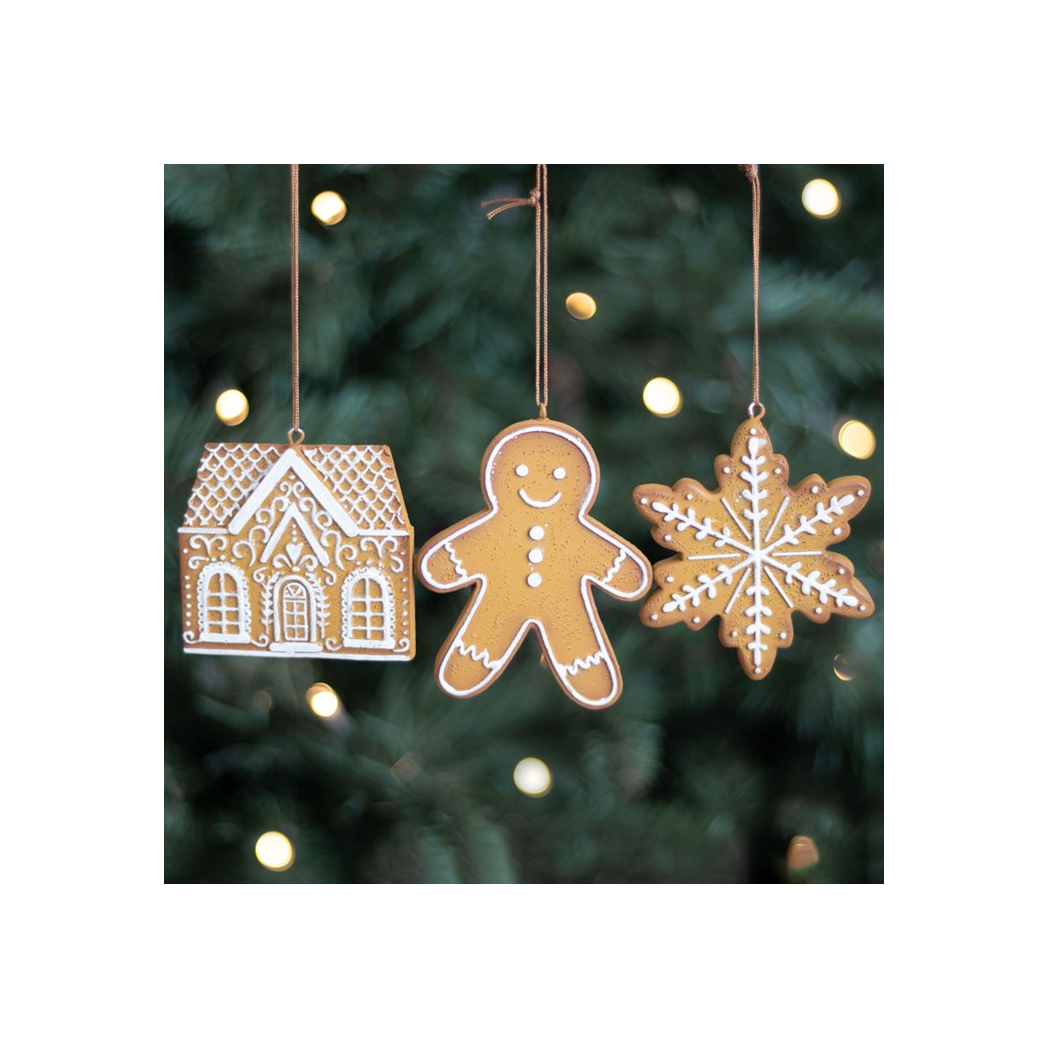 Set of 3 Hanging Gingerbread Decorations - Image 5