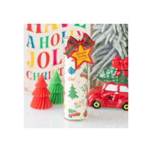 Nostalgic Christmas Print Christmas Pudding Scented Tube Candle