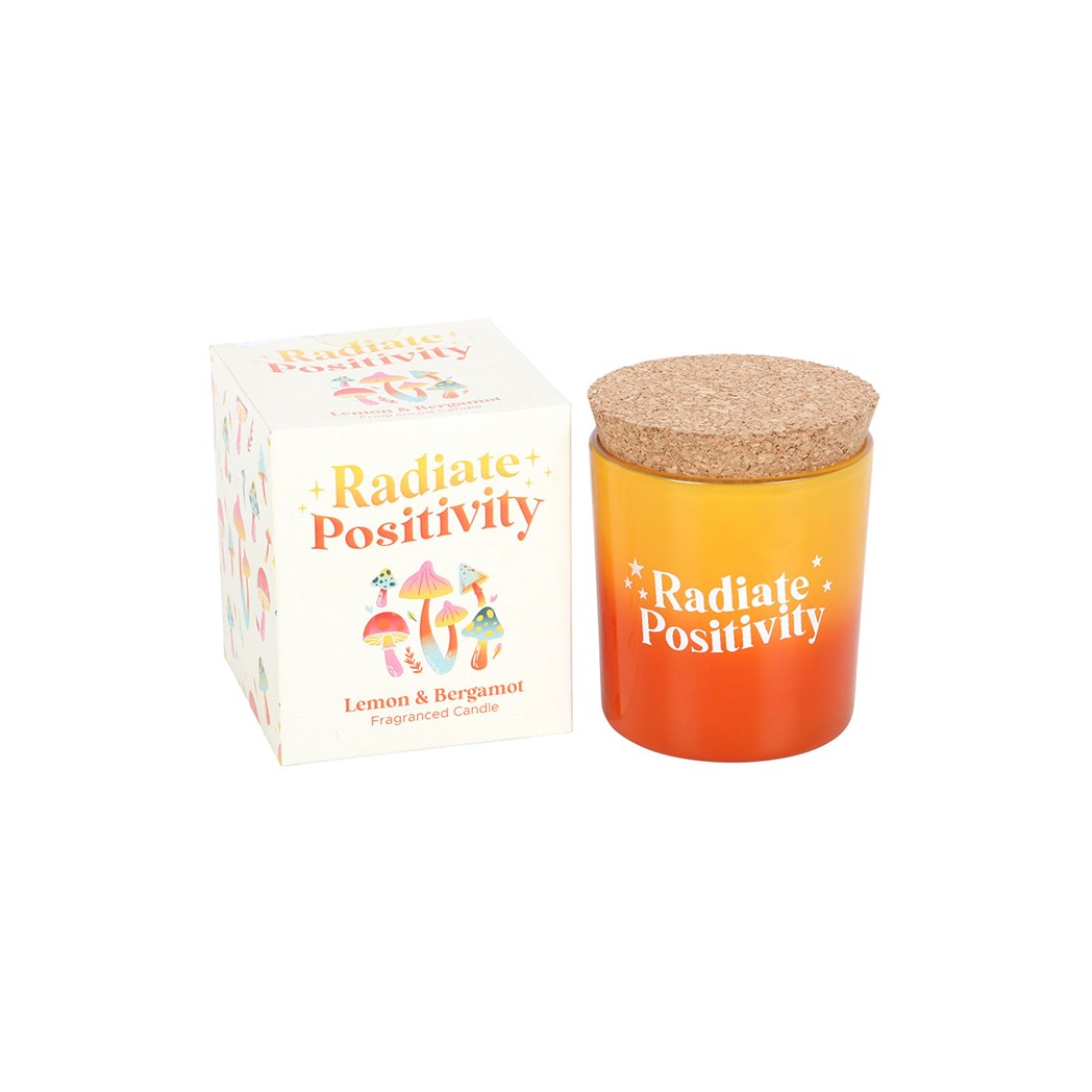 Radiate Positivity Lemon & Bergamot Candle - Image 2