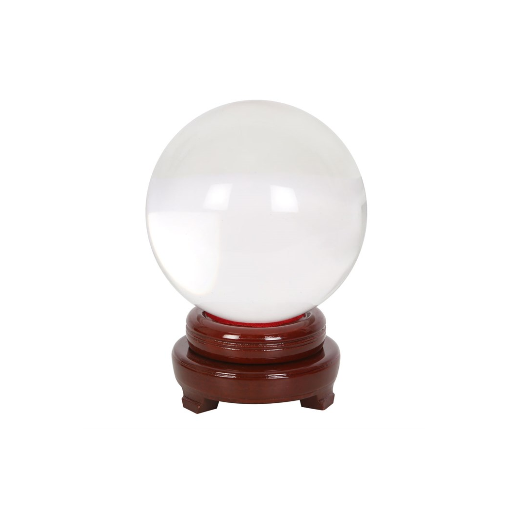 15cm Crystal Ball with Stand - Image 2