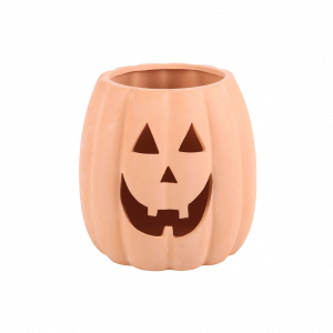 25cm Terracotta Cut Out Pumpkin Decoration