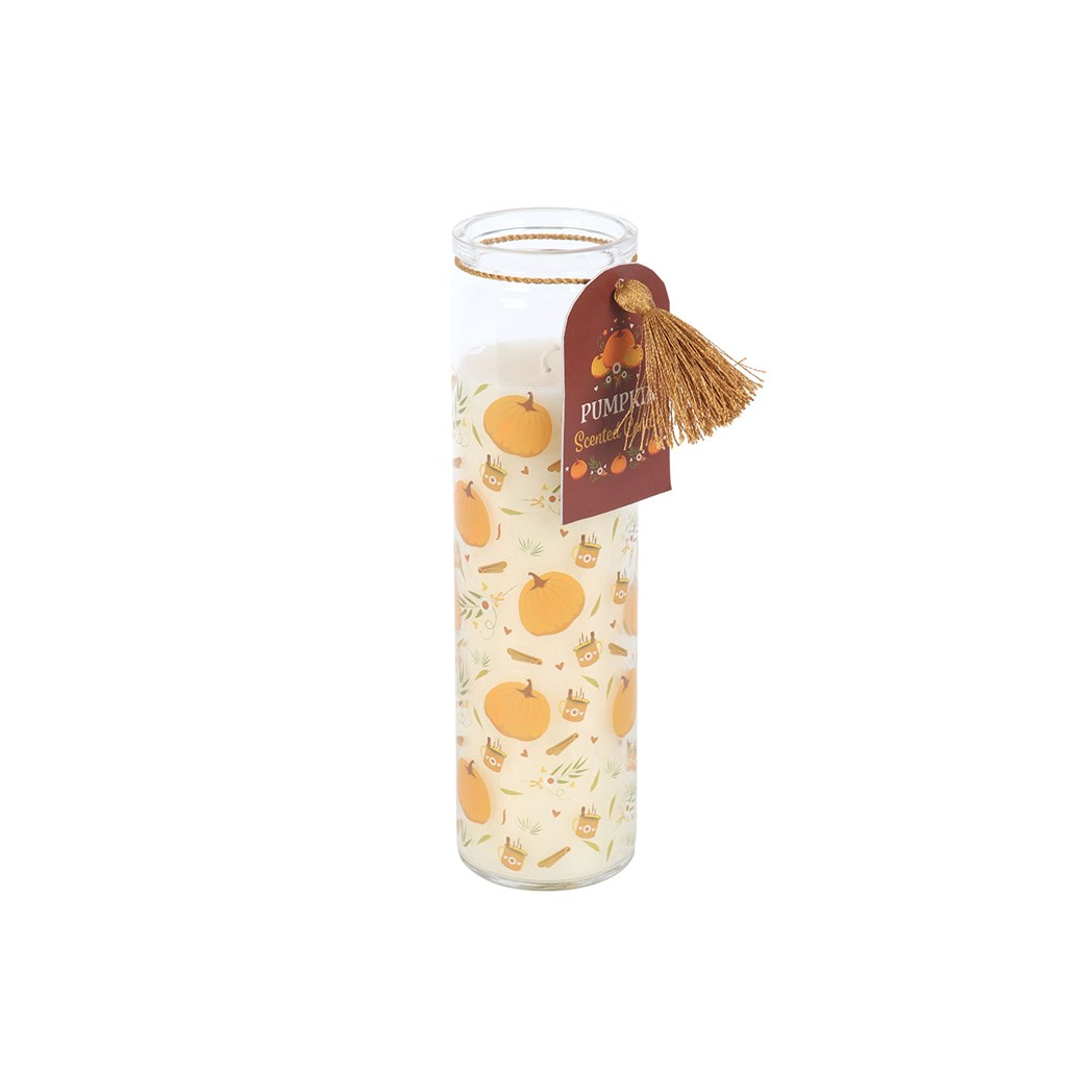 Pumpkin Print Tube Candle - Image 2